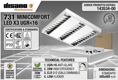 Plafoniera led 60x60 - plafoniera,