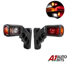 2 Luci Di Posizionamento Led Di Recupero 12 Volt 12V Per Rimorchio Camion