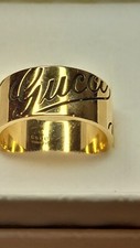 Anello Gucci a Fascia oro
