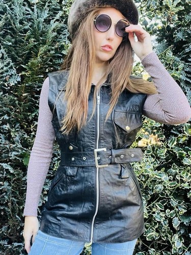 Gilet pelle vintage - anni, 70