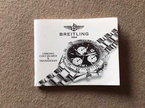 Libretto booklet breitling - libretto,