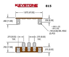 Keystone 815 ancoraggio a 3 posizioni