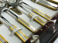 Set Posate Di Lusso Gottinghen - 75 Pezzi Con Lavorazioni In ORO Zecchino