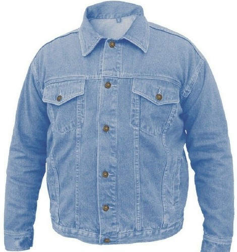 Giacca uomo denim con