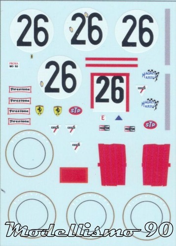 Decal ferrari 512s - decal,