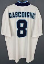 MAGLIA MAGLIA CALCIO GASCOIGNE UOMO INGLESE NAZIONALE 1995/1996 TAGLIA 2XL