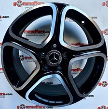 4 CERCHI LEGA MERCEDES CLASSE A B C CLA R17 NERO DIAMANTATO LT003344
