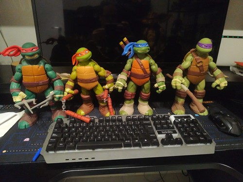 Tartarughe ninja giganti set - tartarughe,