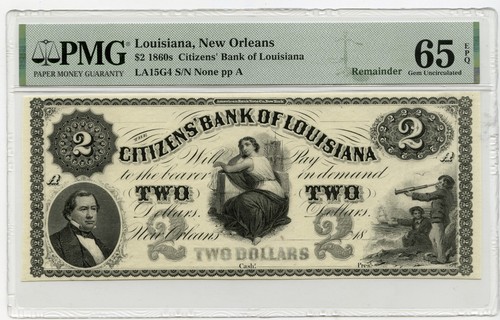 Banconota dollari 1860 - 2,