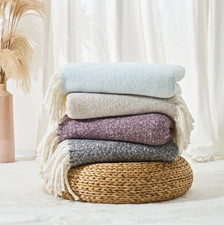 Copridivano finto mohair - in,