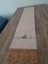 Asciugamano di lino con doppio