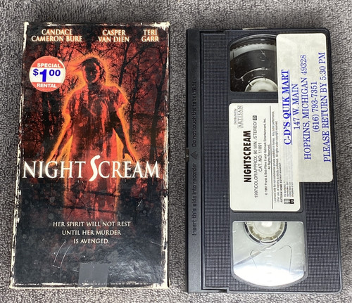 Night scream - night, (vhs,
