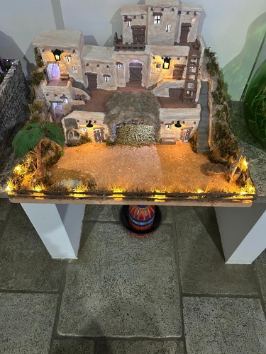Presepe artigianale 60x40cm - presepe,