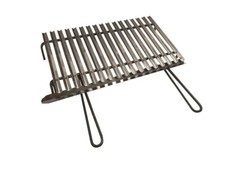 GRIGLIA SCOLAGRASSI ACCIAIO INOX GRATICOLA INOX BARBECUE 60x35cm TIPO PESANTE