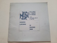 Sandro Luporini galleria il fante di spade 1969