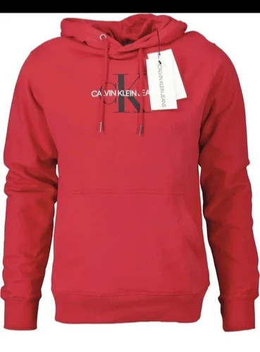 Felpa calvin klein rossa con - calvin,