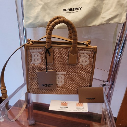Burberry borsa tote freya - borsa, mini
