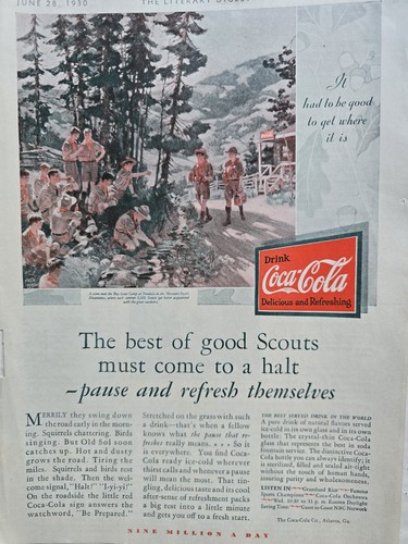 1930 coca cola soda meglio - 1930,
