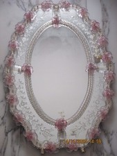 Specchio vintage,  in vetro di