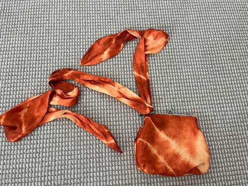Borsa pochette zara arancione - borsa,