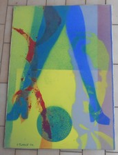 L. TORRE QUADRO DIPINTO AD ACRILICO SU TELA FIRMATO CM. 70 X 50 DEL 1972