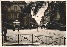 de206 cartolina taranto citta'via d'acquino da piazza giordano bruno 1941
