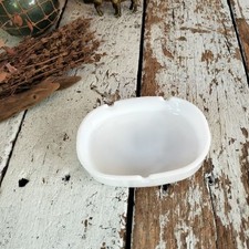 Posacenere ovale in vetro