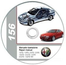 Alfa Romeo 156 (1997-2001) manuale officina - repair manual su cd