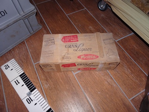 Cassetta legno antica - in,