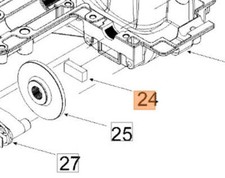 Pastiglia freno ricambio per