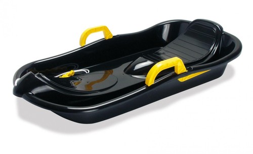 Sledge nera con freni - con,