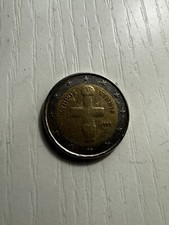 Rara moneta Cipro 2008 da 2 euro con errore di conio