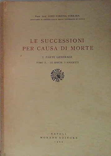 Successioni per causa - , le