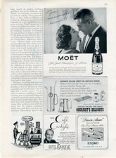 1960 MOET PRINT AD Chandon