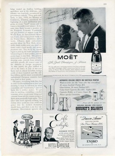 1960 moet print chandon - print, ad