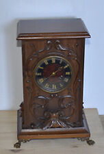 VECCHIO OROLOGIO DA TAVOLO IN LEGNO DA REVISIONARE   (RM01)