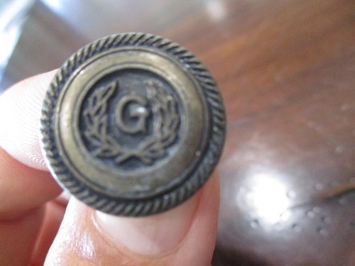 Bronzo vintage bottone - bronzo,