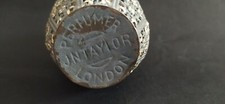 C 1913 JN TAYLOR LONDON PERFUMER PIERCED METAL VASE & LID POMANDER
