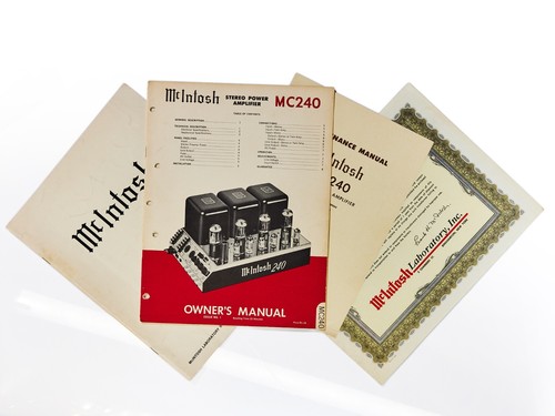 Mcintosh mc240 manuali scheda - mcintosh,