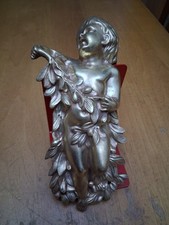 SCULTURA DI PUTTO IN BRONZO