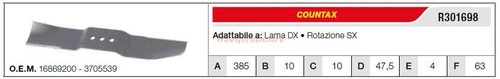 Lama countax trattorino - lama,