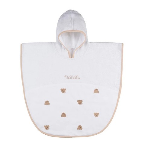 Nanan accappatoio poncho teddy - accappatoio,
