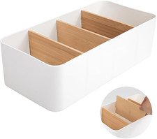 Organizer Da Tavolo Con 4 Scomparti, Portaoggetti Da Scrivania Multifunzionale S