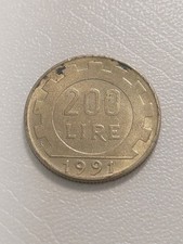 200 Lire Italian Italy 1991