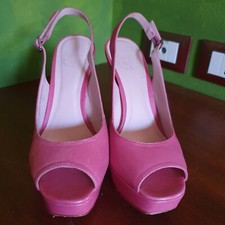 Sandali rosa vera pelle - , punta