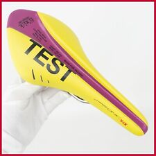 NOS FIZIK ARIONE VSX TEST GIALLO SELLA VINTAGE SELLA BICI CORSA STRADA
