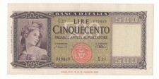 500 LIRE ITALIA ORNATA DI