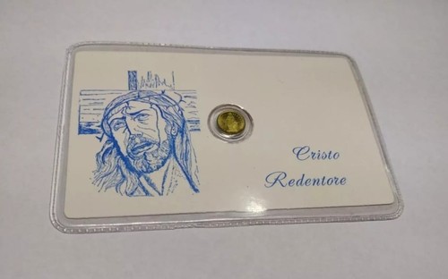 Cristo redentore moneta - in, oro