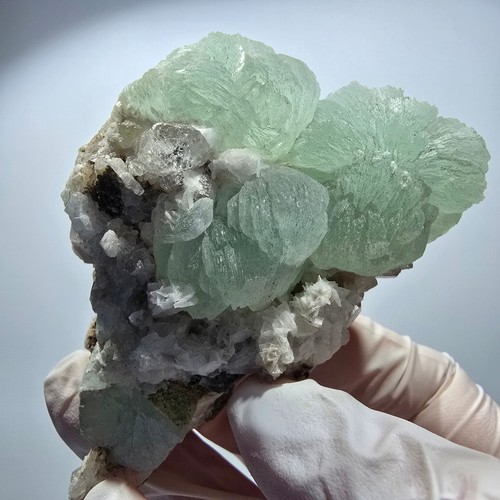 Sfera prehnite punte di - di, prehnite,