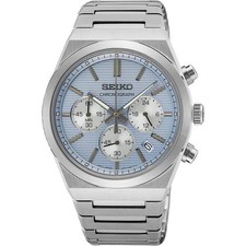 Orologio Seiko Chronograph Conceptual Azzurro SSB459P1 crono acciaio Uomo 39mm